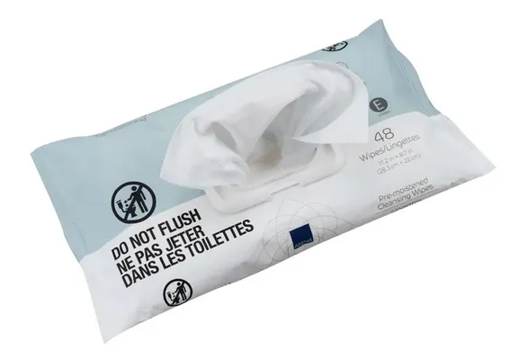 Abena Pre-Moistened Stretchable Cleansing Wipes