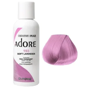 Adore Semi Permanent Hair Colour Soft Lavender 193 118ml