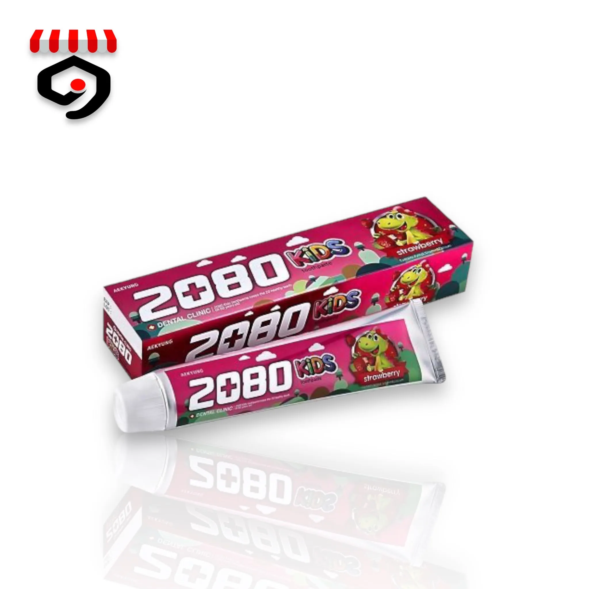 Aekyung 2080 Kids Strawberry Flavor Toothpaste 80g