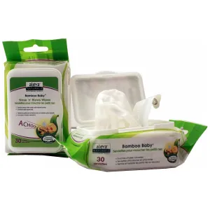 Aleva Naturals Bamboo Baby Nose 'n' Blows Wipes - 30PK