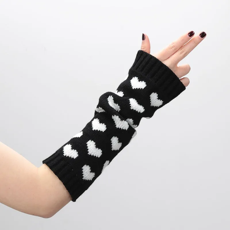 All The Love Fingerless Gloves