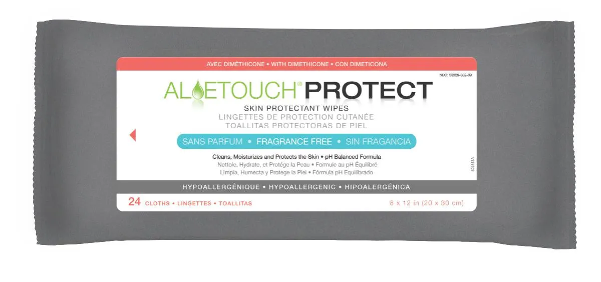 Aloetouch PROTECT Dimethicone Skin Protectant Wipes