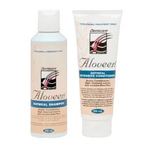 Aloveen Oatmeal Shampoo and Conditioner for Dogs and Cats Twin Pack***