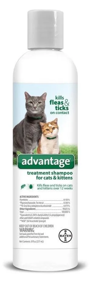 Bayer Advantage Treatment Shampoo for Cats and Kittens