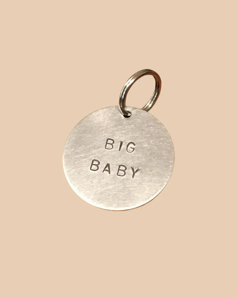 Big Baby Round ID Tag (Custom/Drop-Ship) (Made in the USA)