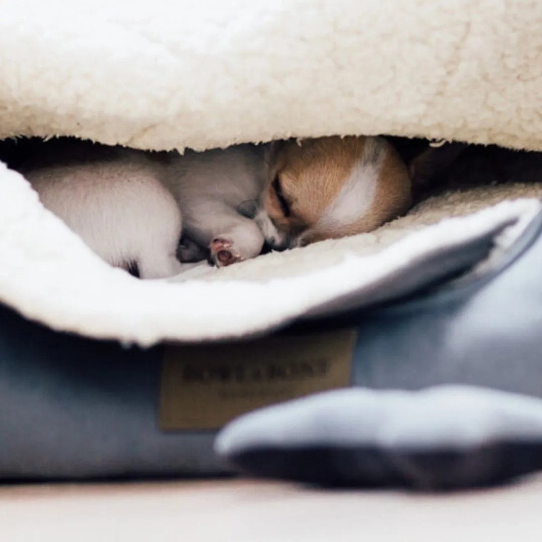 Bowl and Bone Classic Dog Bed Grey