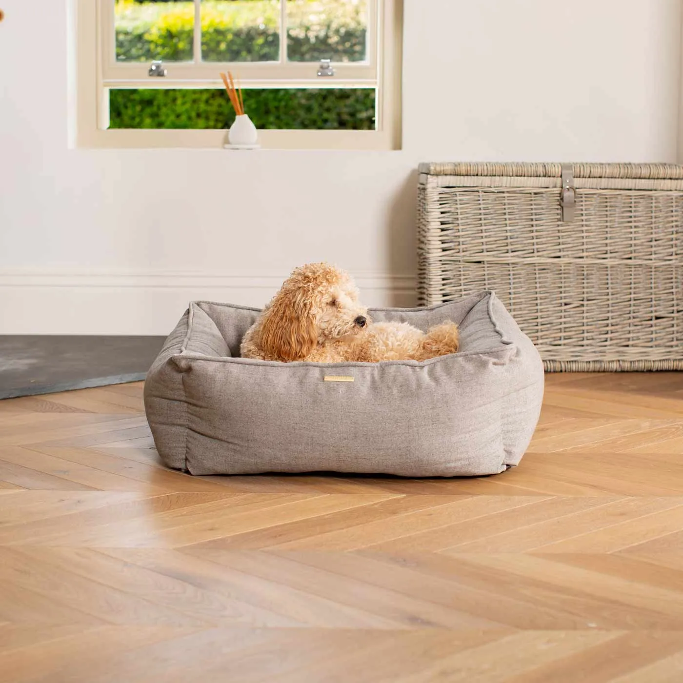 Box Bed With Removable Covers In Inchmurrin Ground by Lords & Labradors