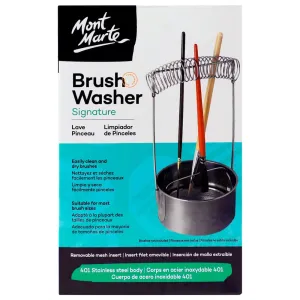 Brush Washer Signature Stainless Steel