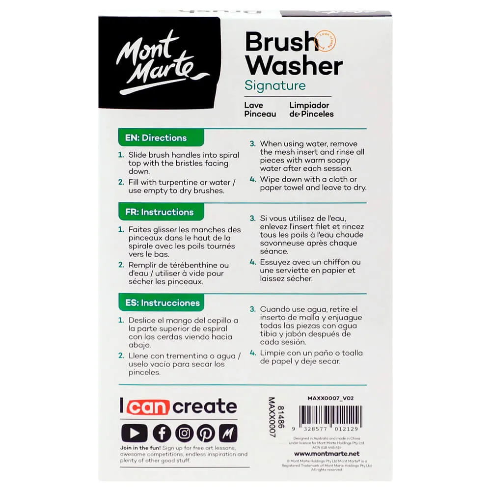 Brush Washer Signature Stainless Steel