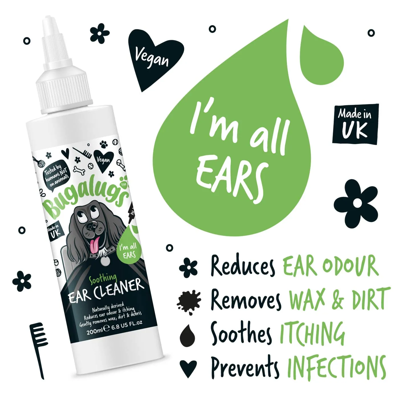 Bugalugs Soothing Ear Cleaner