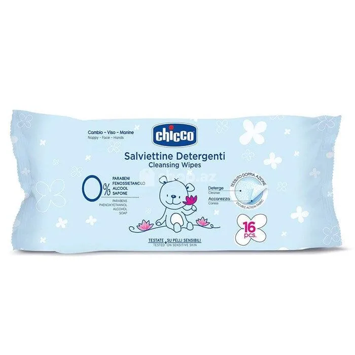 Chicco Cleansing Wipes (16 Pcs)