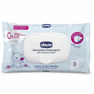 Chicco Wipes With Flip Cover - 72 PCS