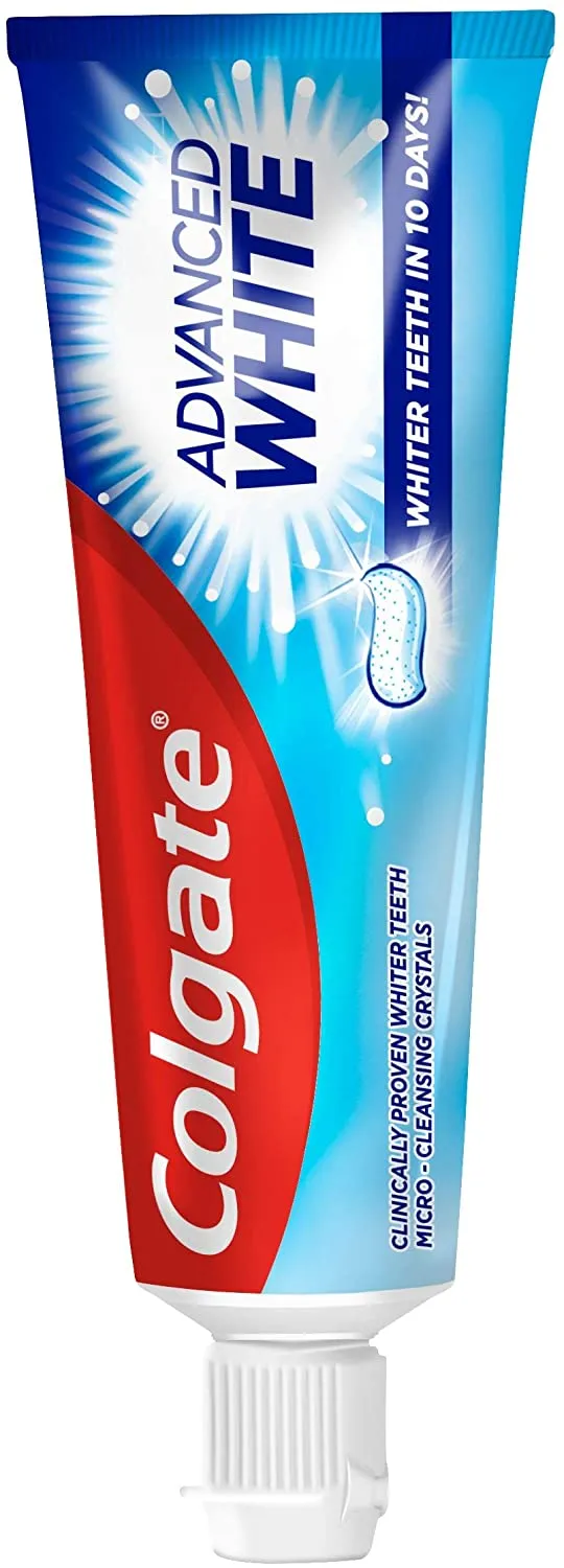 Colgate Advanced White Toothpaste, 6 x Multi Action Whitening Toothpastes 6 x 125 ml