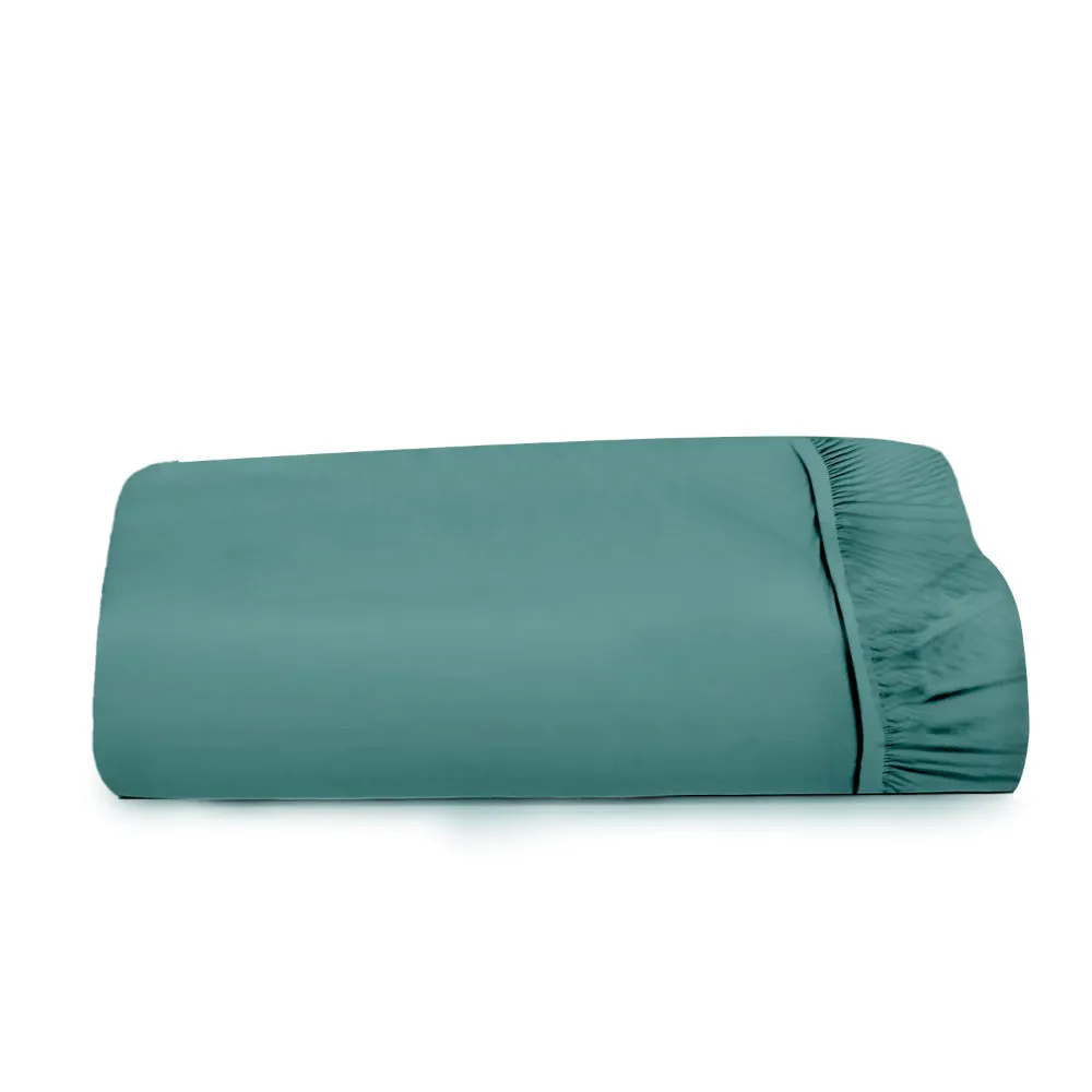 Cotton Home 1-piece Fitted Sheet Super Soft Teal