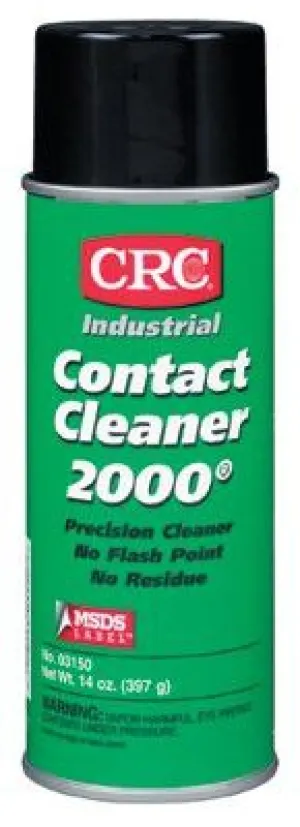 CRC 03150 Contact Cleaner 2000 Precision Cleaners, 13 oz Aerosol Can (12 Cans)