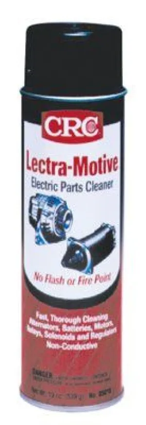 CRC 05018 Lectra Motive Electric Parts Cleaners, 20 oz Aerosol Can (12 Cans)