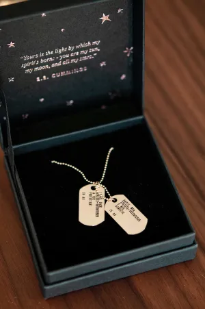 Customizable Military ID Necklace