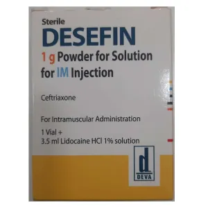 Desefin 1G  (Ceftriaxone)  Im /Vial