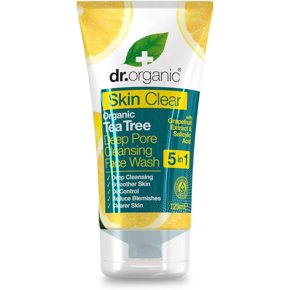 Dr. Organic Skin Clear Deep Cleansing Face Wash 125ml