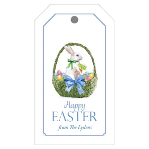 Easter Basket Personalized Gift Tags