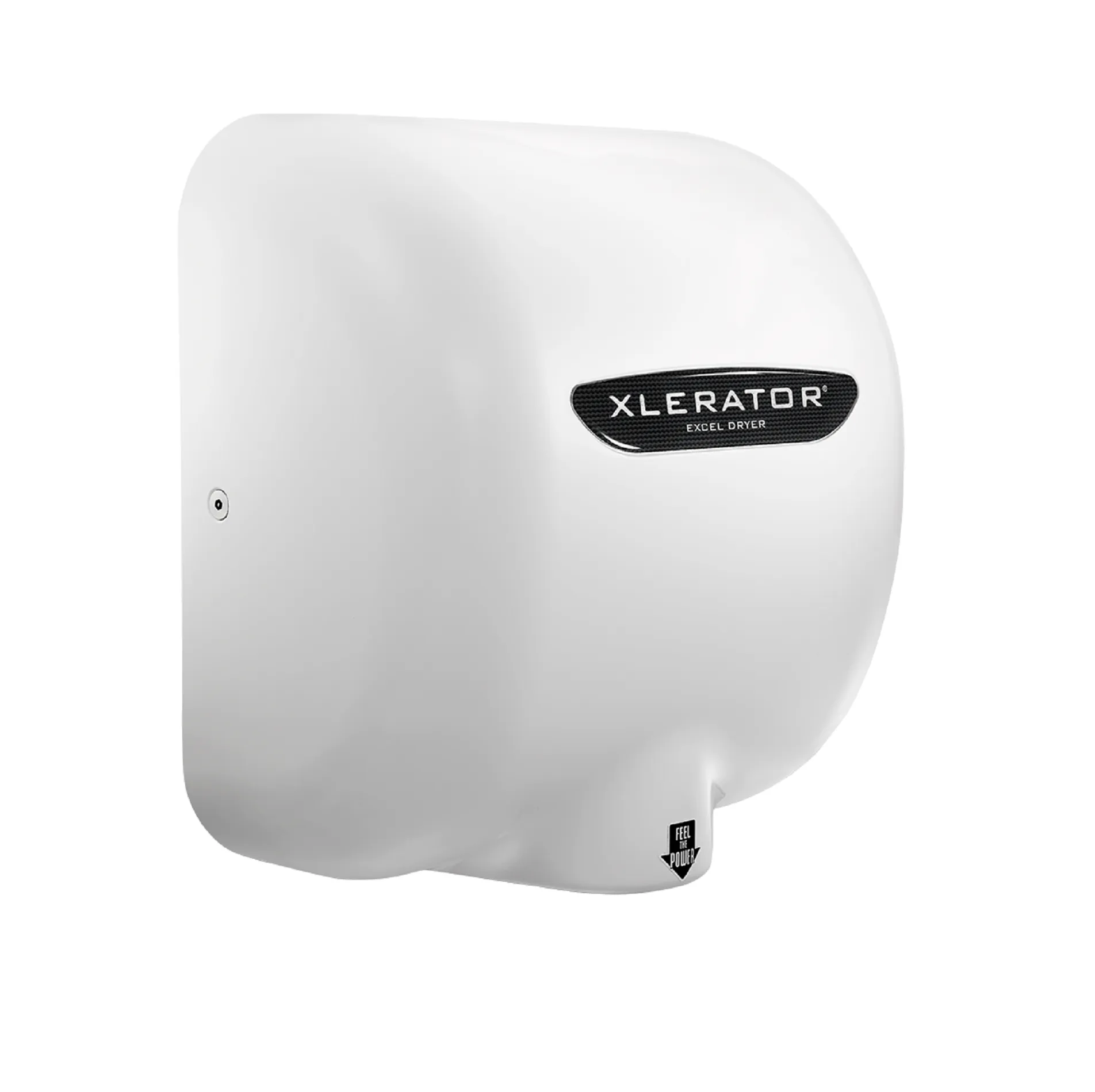 Excel Dryer XLERATOR® XL-BWH Hand Dryer with HEPA Filter - White BMC (Bulk Molded Compound) High Speed Automatic Surface-Mounted