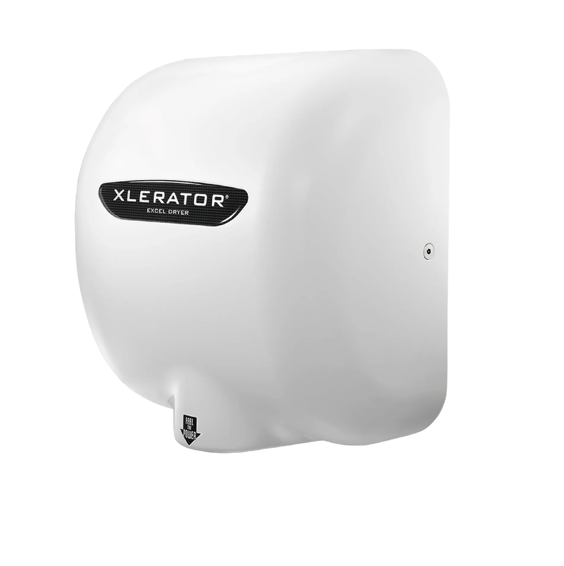 Excel Dryer XLERATOR® XL-BWH Hand Dryer with HEPA Filter - White BMC (Bulk Molded Compound) High Speed Automatic Surface-Mounted