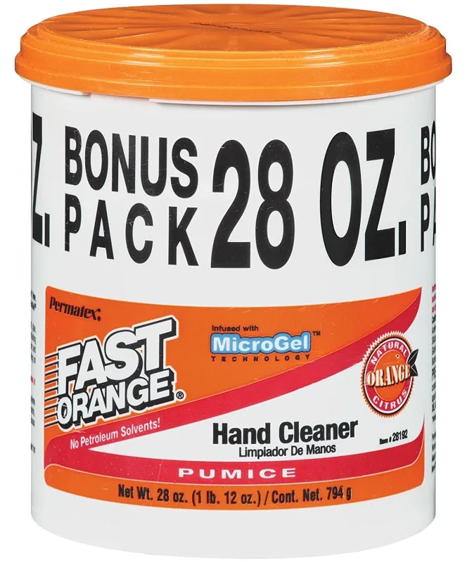 Fast Orange 28192 Hand Cleaner, Lotion, White, Citrus, 28 oz, Tub :EA: QUANTITY: 1