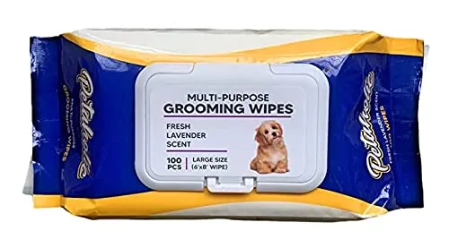 Fresh Lavender Scent Wipes for Dogs