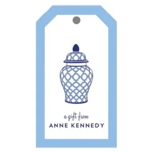 Geometric Ginger Jar Personalized Gift Tags Wholesale