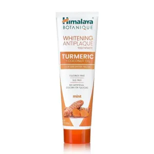 Himalaya Herbals Whitening Antiplaque Toothpaste Turmeric   Coconut Oil 4 oz Paste