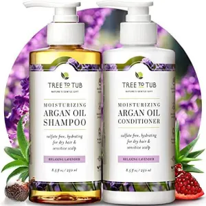 Hydrating Sulfate Free Shampoo and Conditioner Set for Dry Hair