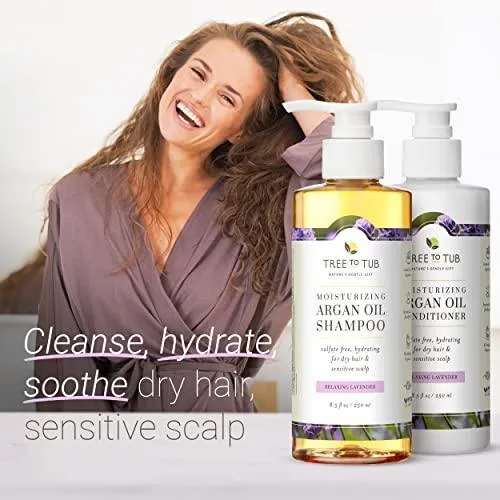 Hydrating Sulfate Free Shampoo and Conditioner Set for Dry Hair