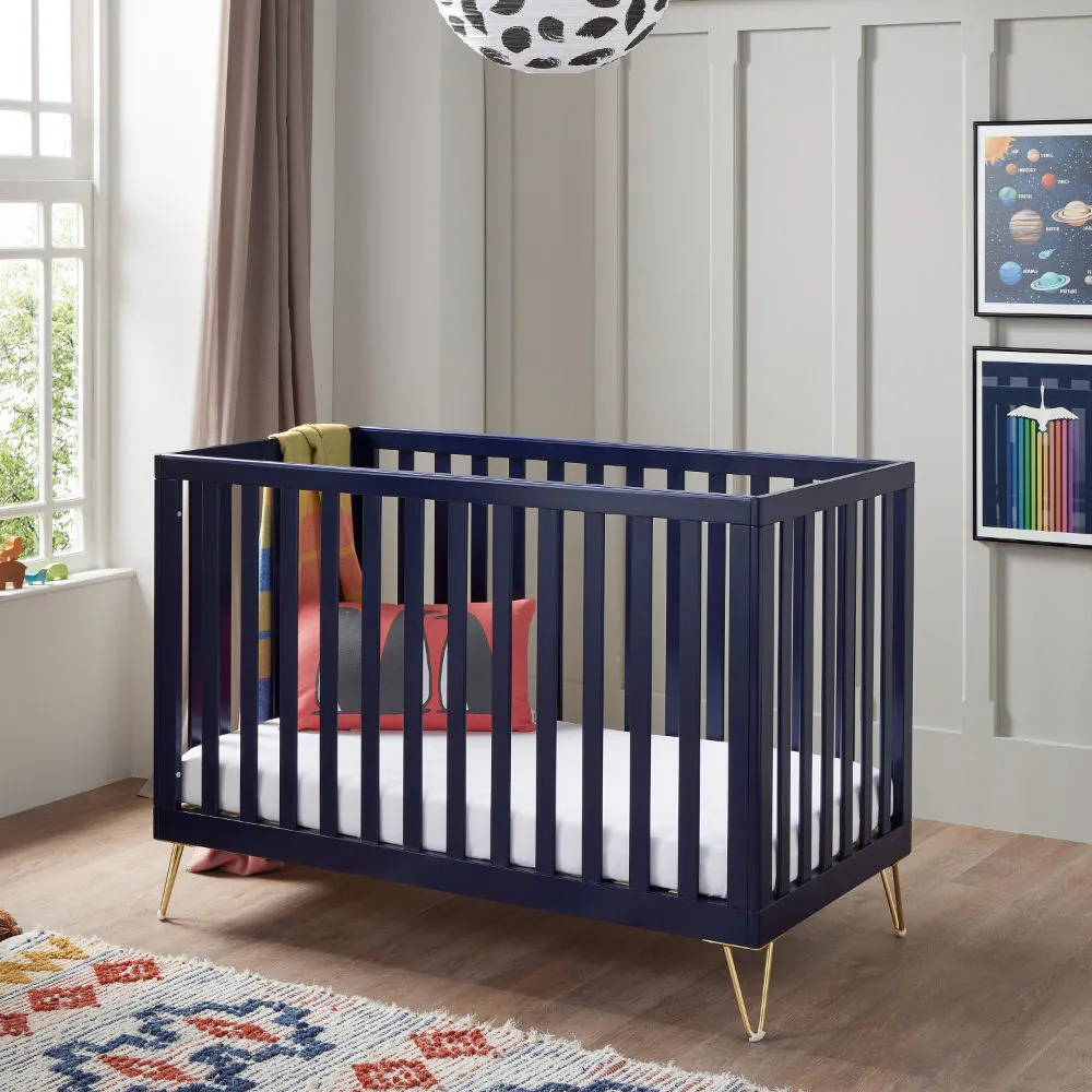 Kimi Cot Bed - Midnight Navy Blue