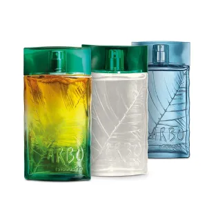 Kit Arbo Deodorant Cologne: Arbo 100ml   Arbo Liberté 100ml   Arbo Ocean 100ml - o Boticario