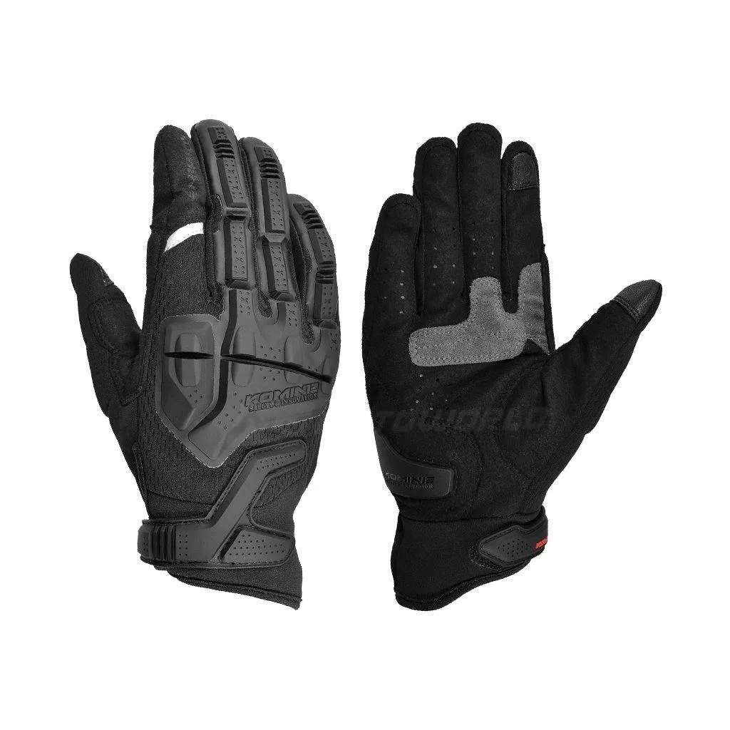 KOMINE GK-247 ADVENTURE MOTORCYCLE MESH GLOVES