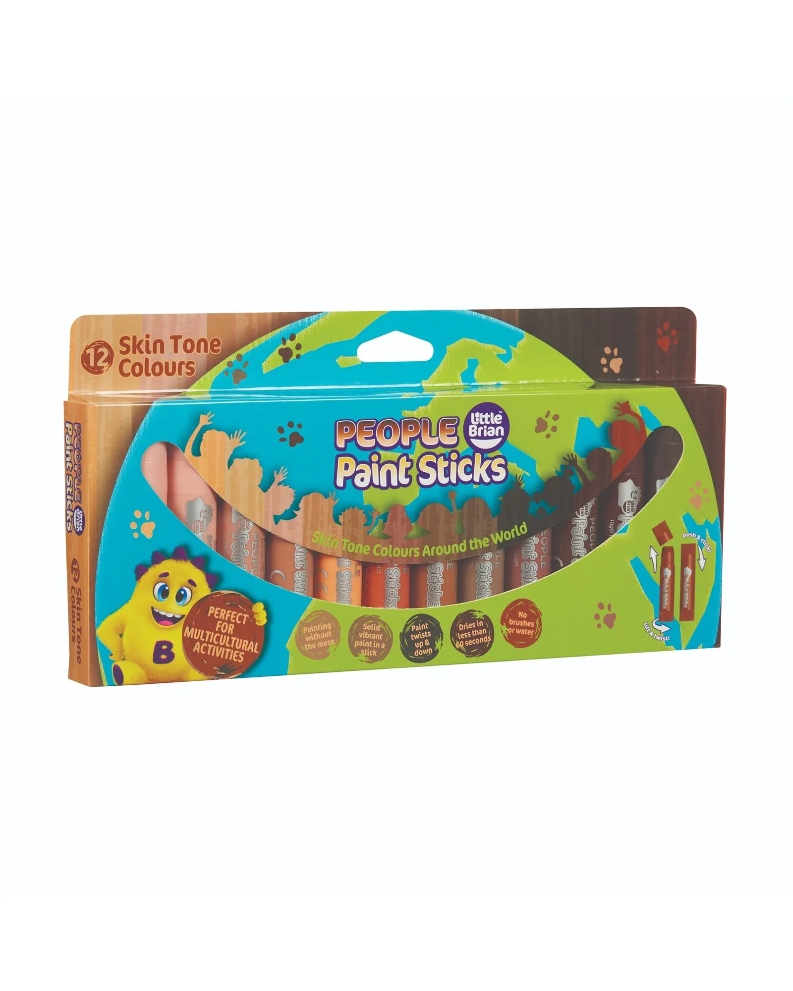 Little Brian Paint Sticks People Paint Sticks 12 Pack