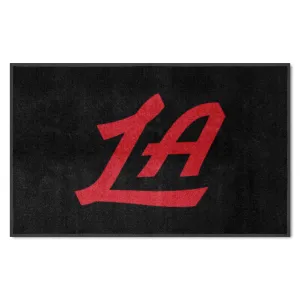 Los Angeles Clippers 4X6 High-Traffic Mat with Durable Rubber Backing - Landscape Orientation