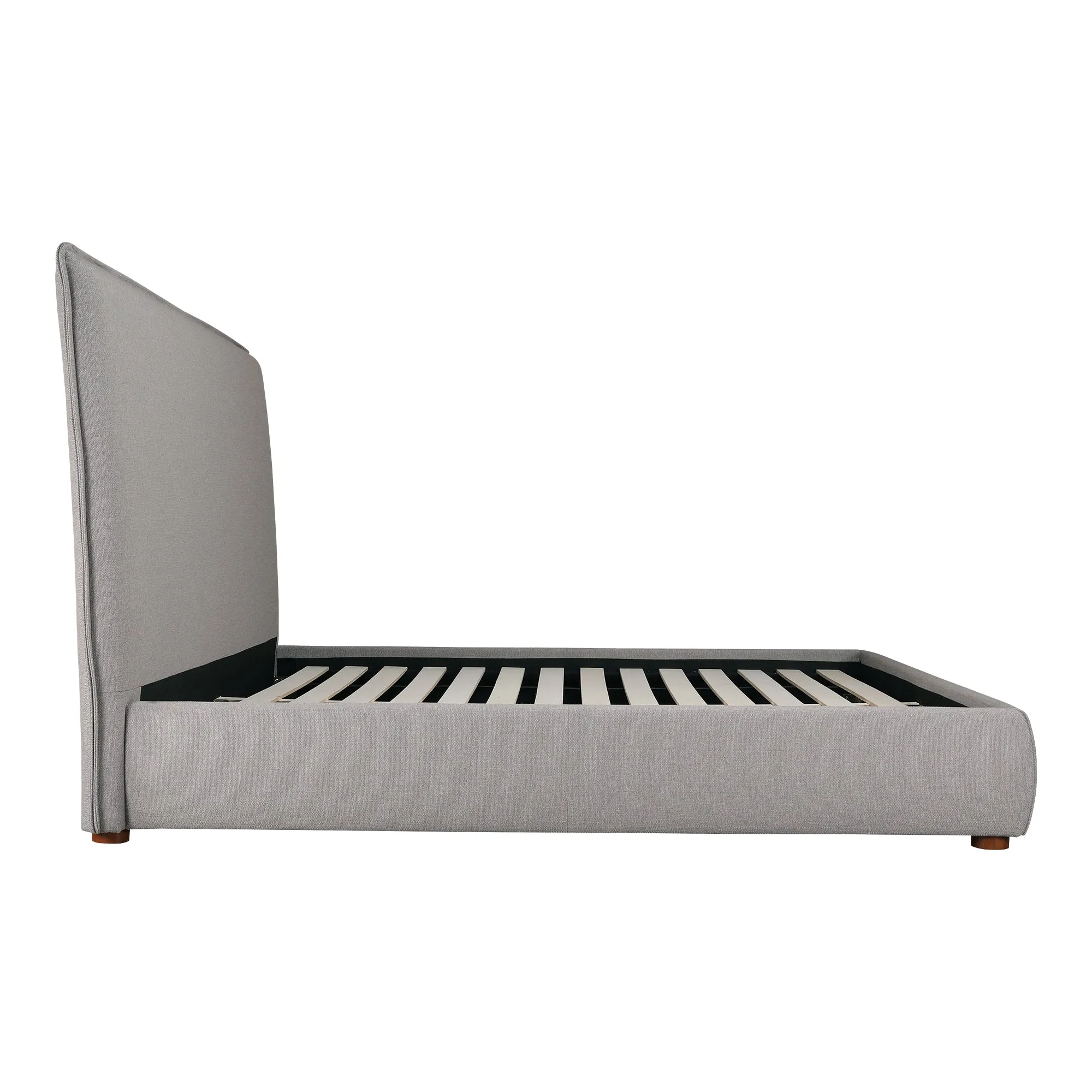 Luzon Queen Bed Tall Headboard Greystone