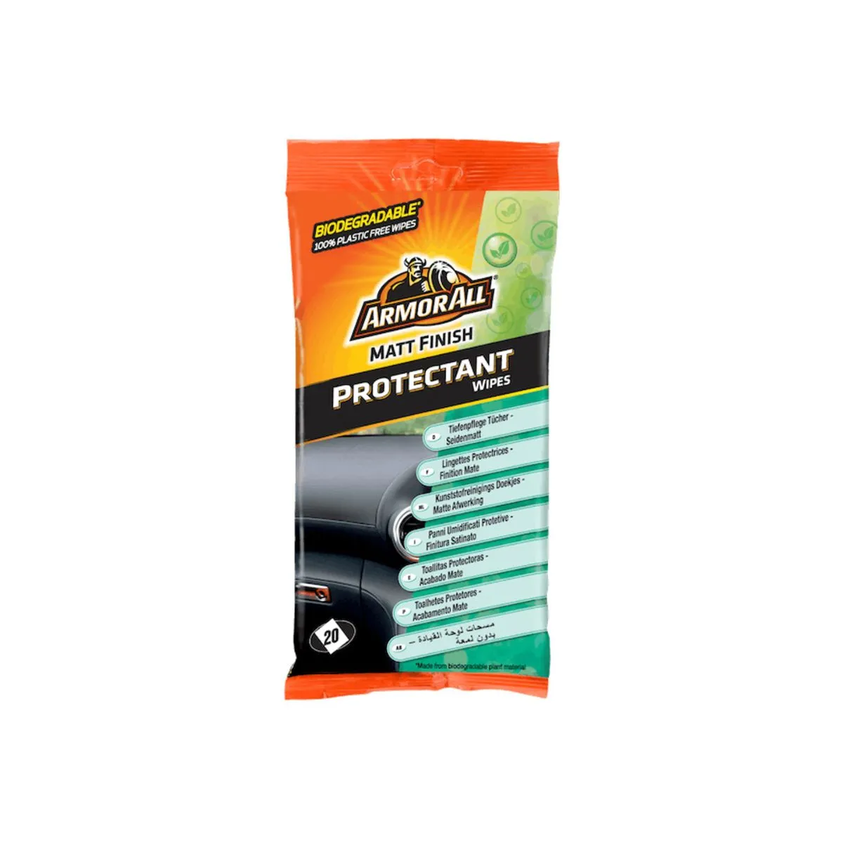 Matt Finish Protectant Wipes (20pcs)