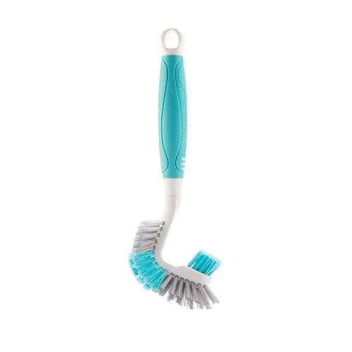 Multi-Surface Brush - Heavy Duty  Scrub Brush w/ Rubber Grip Handle