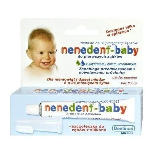 NENEDENT-BABY toothpaste   silicone brush for children