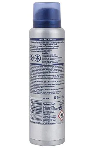 NIVEA MEN Silver Protect Antibacterial Deodorant Spray 150ml