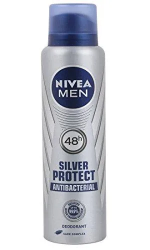 NIVEA MEN Silver Protect Antibacterial Deodorant Spray 150ml