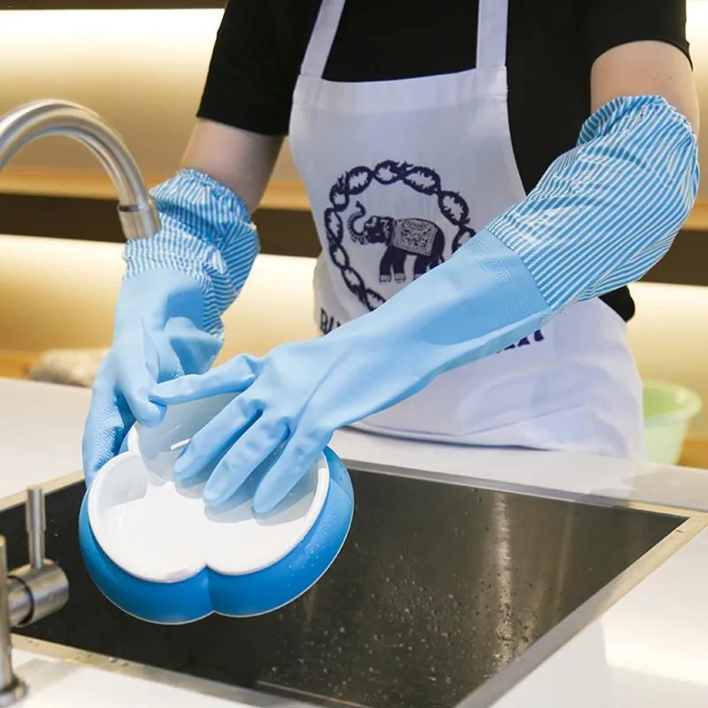 Premium Dishwashing Cleaning Gloves Magic Scrubber