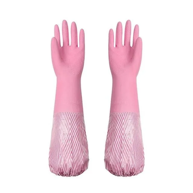 Premium Dishwashing Cleaning Gloves Magic Scrubber