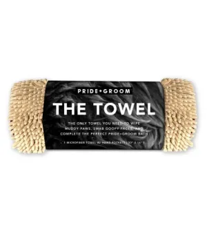 Pride   Groom The Towel (Anti-Odour/Bacteria Microfiber) with Hand Pockets