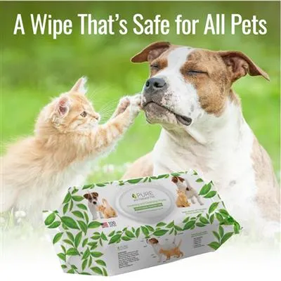 PURE AND NATURAL Grooming & Cleaning Canine Wipes