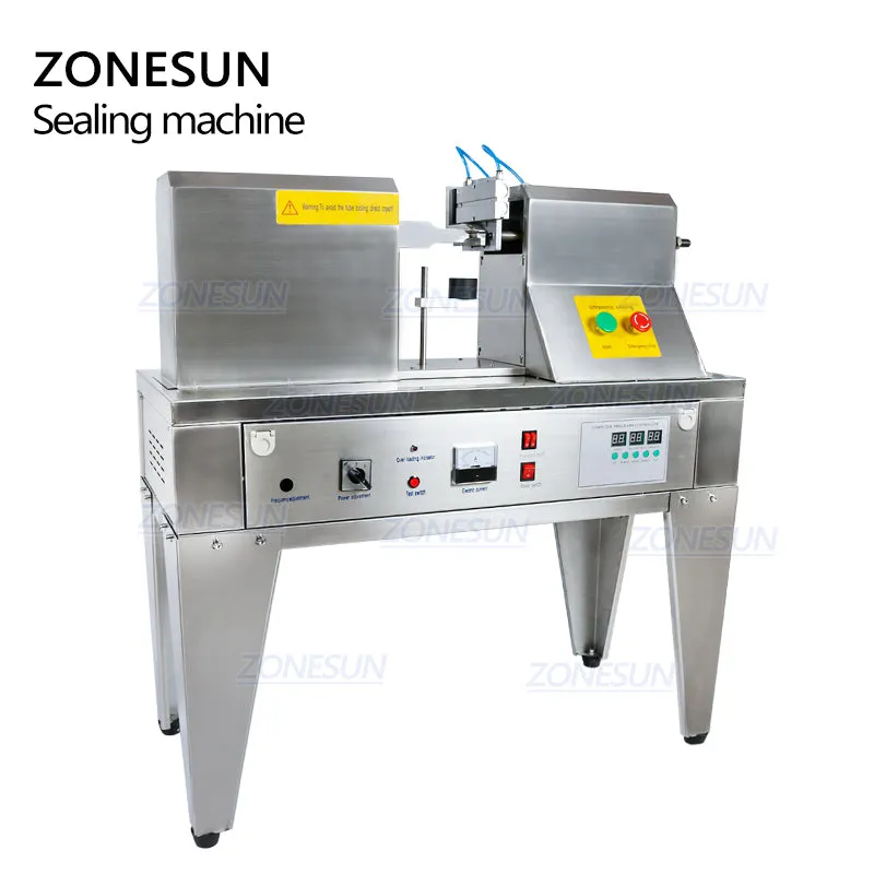 QDFW-125 Semi Automatic Hand Cream Toothpaste Plastic Tube Ultrasonic Soft Tube Sealing Machine