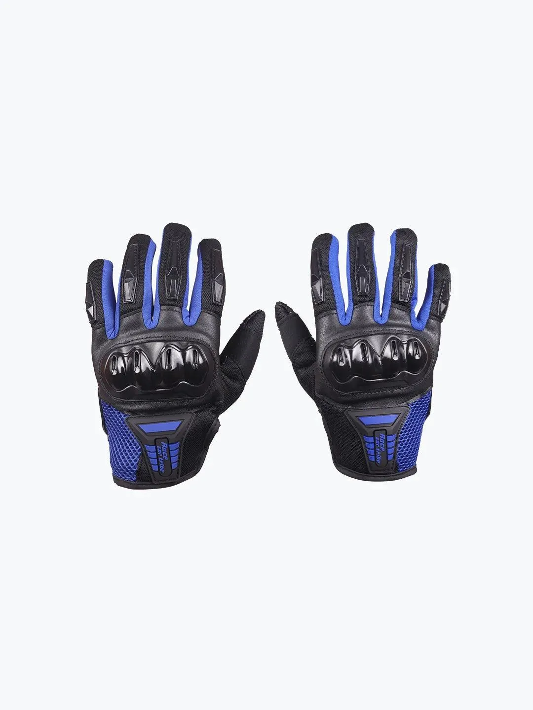 Race Car Tribe Gloves Economy Blue