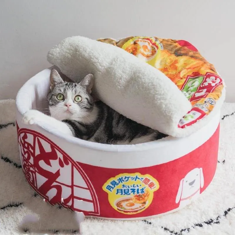 Ramen Noodles Pet Bed